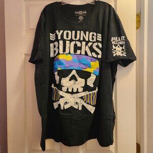 Young Bucks Bullet Club T Shirt THE ELITE New Japan Pro Wrestling AEW 3XL
